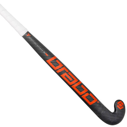 Brabo Traditional Carbon 70 LB Black/Orange Composite Hockey Stick 2022