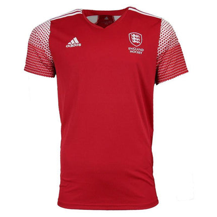 Adidas England Hockey Boys Home Replica Shirt - Red