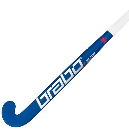 Brabo Elite 2 WTB TeXtreme ELB DF Blue/Silver Composite Hockey Stick 2022