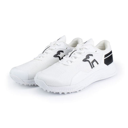 Kookaburra KC Players Rubber Cricket Shoes White/Black 2024