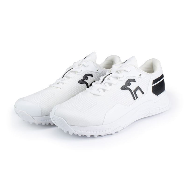 Kookaburra KC Players Rubber Cricket Shoes White/Black 2024