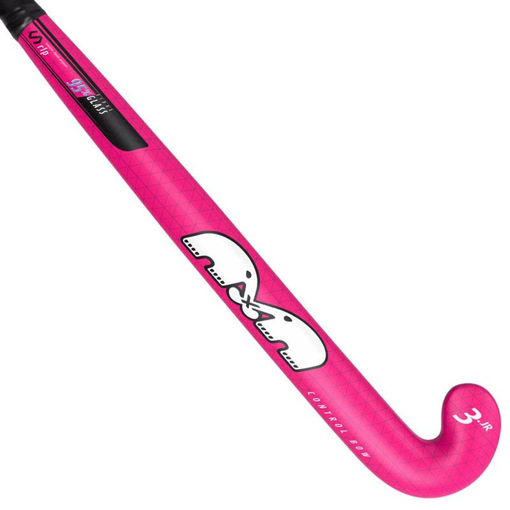 TK 3 Control Bow Pink Junior Hockey Stick 2022