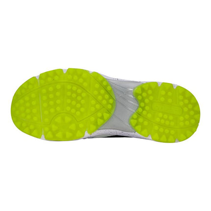 Brabo Elite Hockey Shoes 2023 White/Neon Yellow