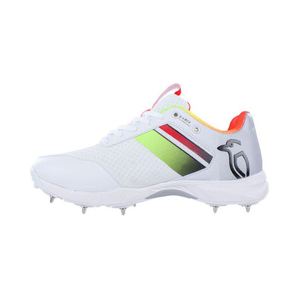 Kookaburra KC 2.0 Spike Cricket Shoes 2023 White/Red/Yellow