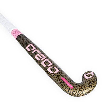 Brabo O'Geez Animal Cheetah Pink Junior Hockey Stick 2020