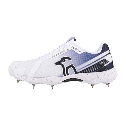 Kookaburra KC 2.0 Spike Cricket Shoes White/Black 2024