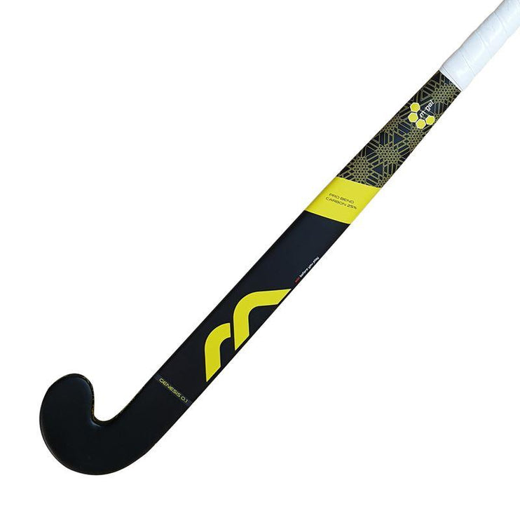 Mercian Genesis 0.1 Goalkeeping Composite Hockey Stick Black/Yellow 2020