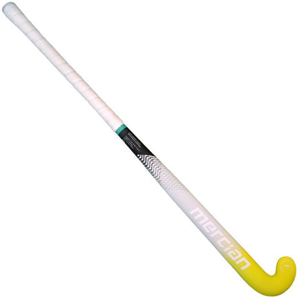 Mercian Genesis CF5 Yellow/Grey Junior Hockey Stick 2023