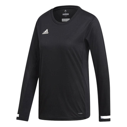 Adidas T19 Womens Long Sleeve Tee Black/White