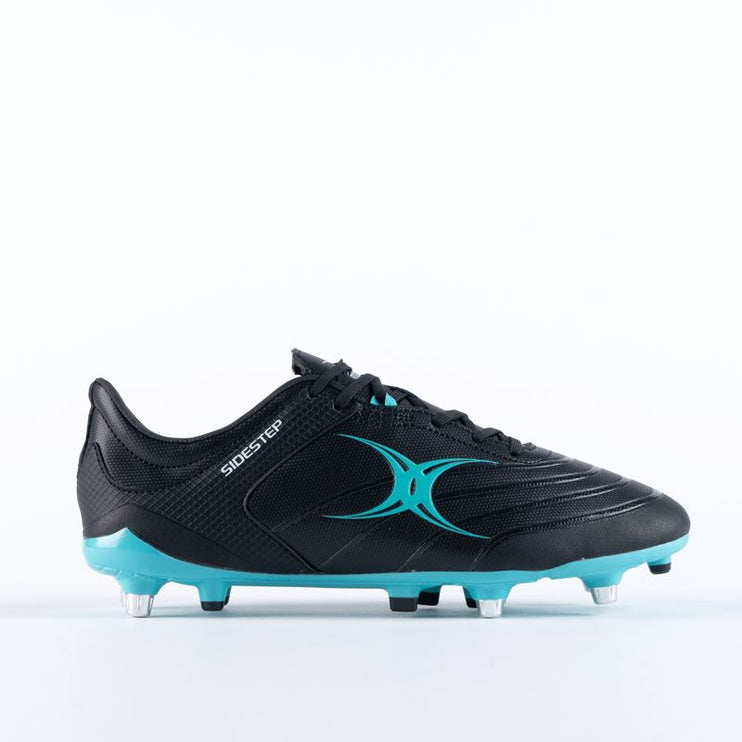 Gilbert Sidestep X15 6 Stud Aqua Rugby Boots 2023