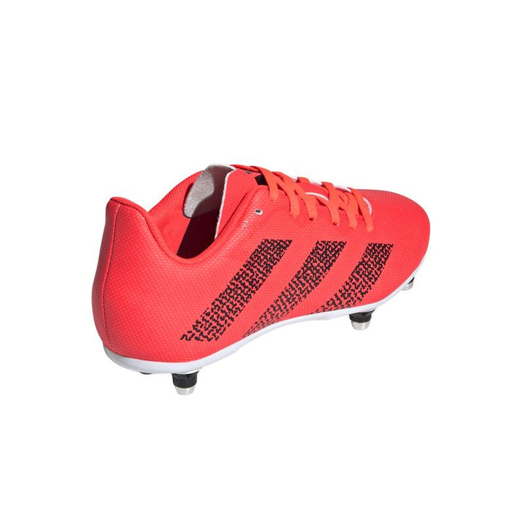 Adidas Rugby Junior SG Rugby Boots Red/Black/White