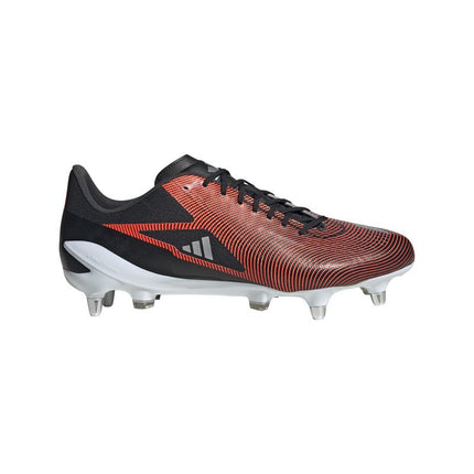 Adidas Adizero RS15 Pro SG Rugby Boots Black/Silver/Red