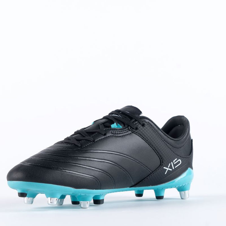 Gilbert Sidestep X15 6 Stud Aqua Rugby Boots 2023