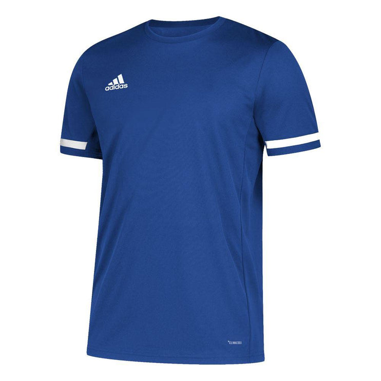 Adidas T19 Youths Short Sleeve Tee Royal Blue/White