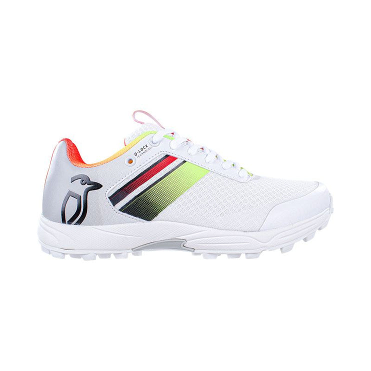 Kookaburra KC 2.0 Rubber Cricket Shoes 2023 White/Red/Yellow