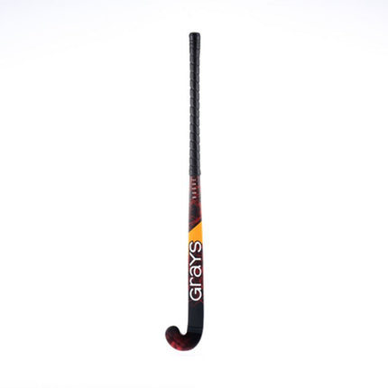 Grays Rogue Ultrabow Micro Junior Wooden Hockey Stick Black/Red 2023