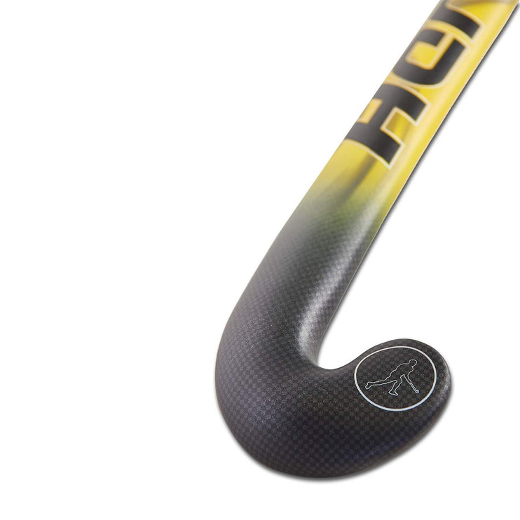 JDH X60TT Low Bow Composite Hockey Stick Yellow 2021