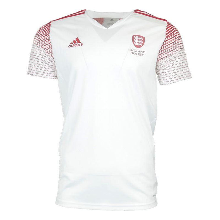 Adidas England Hockey Boys Away Replica Shirt - White