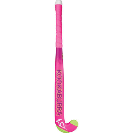 Kookaburra Neon Pink Wooden Hockey Stick 2021