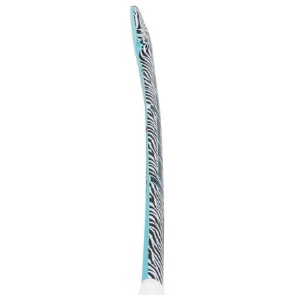 Brabo O'Geez Zebra Aqua Junior Wooden Hockey Stick 2022