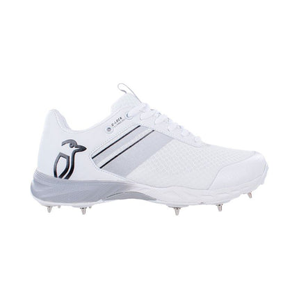 Kookaburra KC 2.0 Spike Junior Cricket Shoes 2023 White/Grey