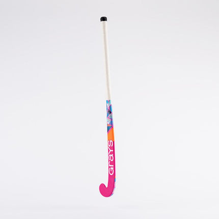 Grays Blast Ultrabow Micro Junior Wooden Hockey Stick Pink 2023