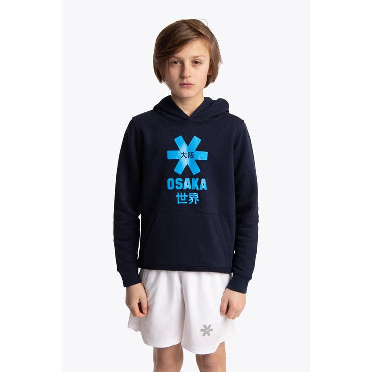 Osaka Deshi Kids Hoodie Blue Star Navy Melange