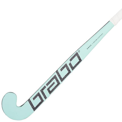 Brabo O'Geez Snowleopard Mint Junior Wooden Hockey Stick 2022