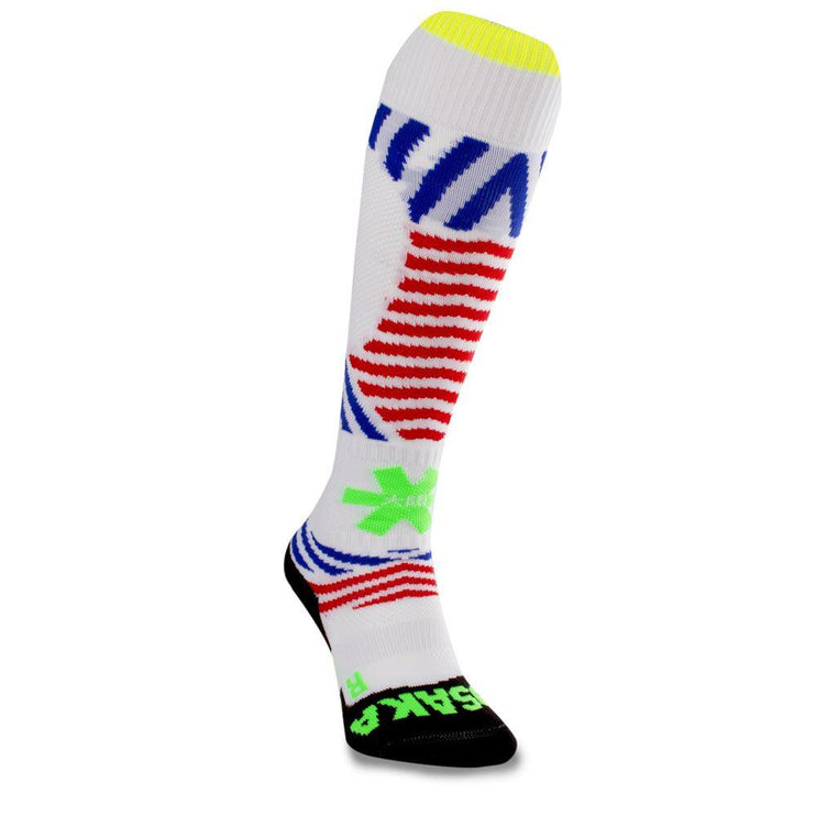 Osaka Sox Hockey Socks - Razzle Dazzle White