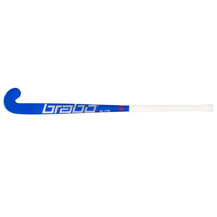 Brabo Elite 2 WTB TeXtreme Blue/Silver/Red Junior LB II Composite Hockey Stick 2022