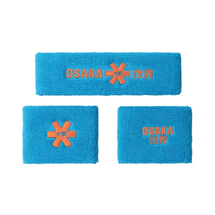 Osaka Sweatband Set 2.0 - Blue/Orange