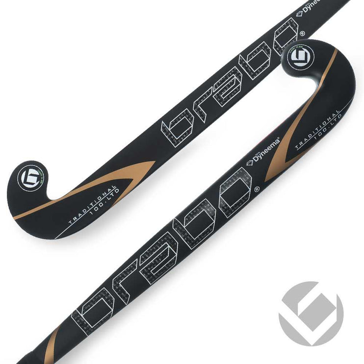 Brabo Traditional Carbon 100 LTD Dyneema 24mm Composite Hockey Stick 2017