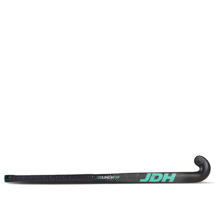 JDH Junior Mid Bow Glass Fibre Hockey Stick Teal 2021