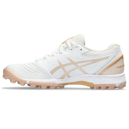 Asics Field Ultimate FF 2 Womens Hockey Shoes White/Champagne 2023