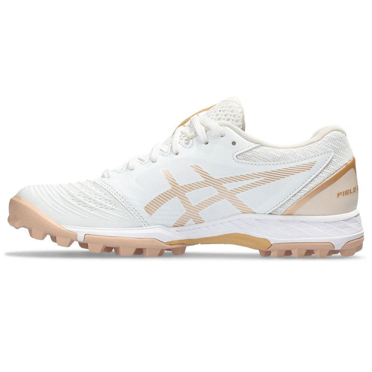 Asics Field Ultimate FF 2 Womens Hockey Shoes White/Champagne 2023