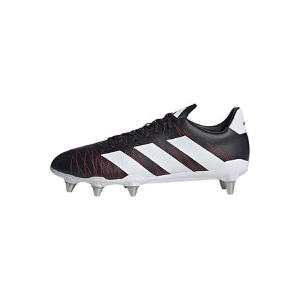 Adidas Kakari SG Rugby Boots Black/Silver/Red