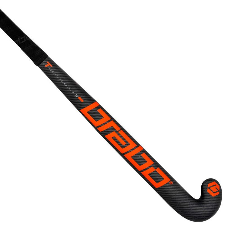 Brabo Traditional Carbon 70 CC Black/Orange Composite Hockey Stick 2022