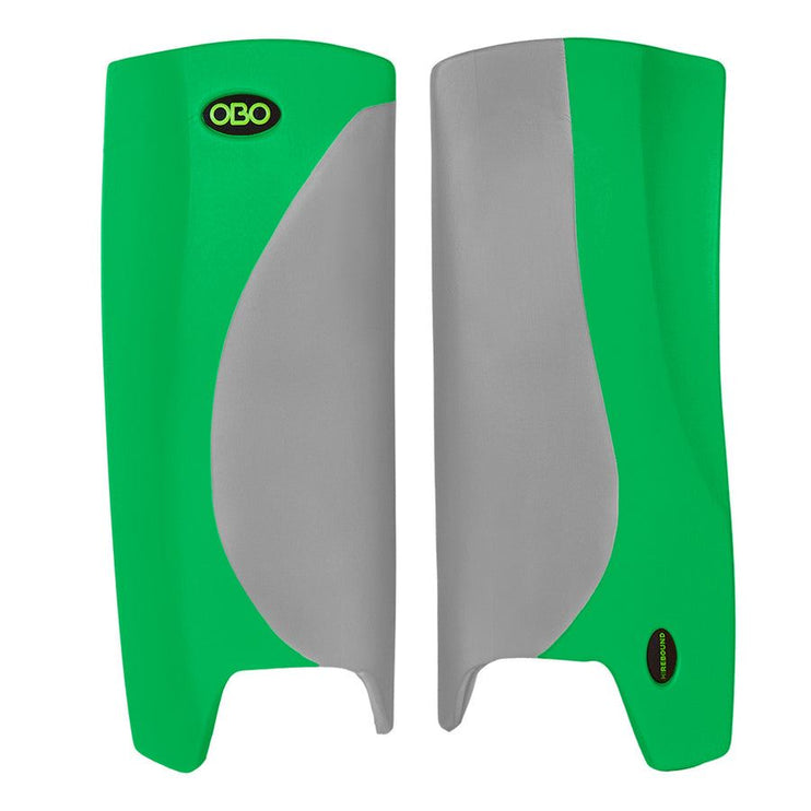 OBO Robo Hi-Rebound Leg Guards Grey/Green