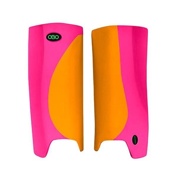 OBO Robo Hi-Rebound Leg Guards Orange/Pink