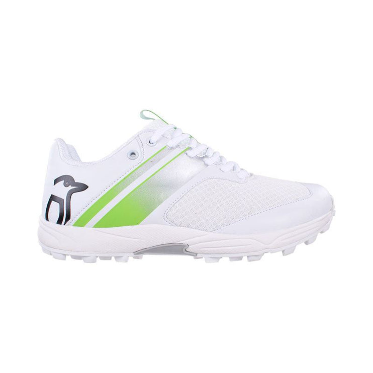 Kookaburra KC 3.0 Rubber Junior Cricket Shoes 2023 White/Lime