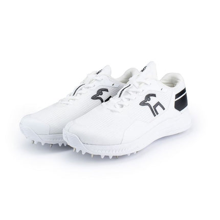 Kookaburra KC Players Spike Junior Cricket Shoes White/Black 2024