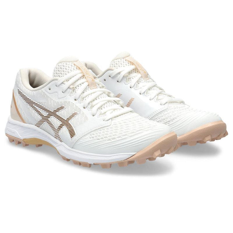 Asics Field Ultimate FF 2 Womens Hockey Shoes White/Champagne 2023