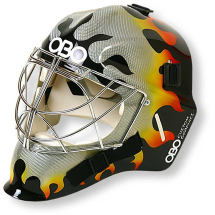 OBO FG Half Paint Flame Helmet