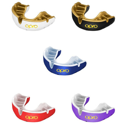 OPRO Self-Fit Gold Adult Mouthguard