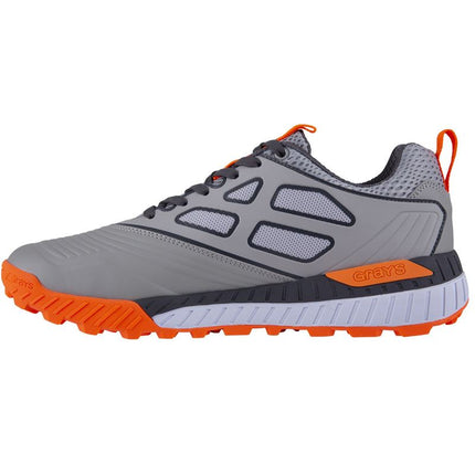 Grays Blitz Junior Hockey Shoes 2022 Grey/Orange