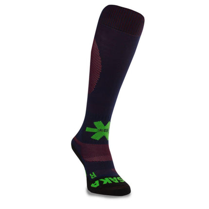 Osaka Sox Hockey Socks - Navy/Red Melange