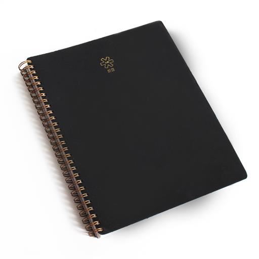 Osaka Cloth Notebook #Black/Bronze