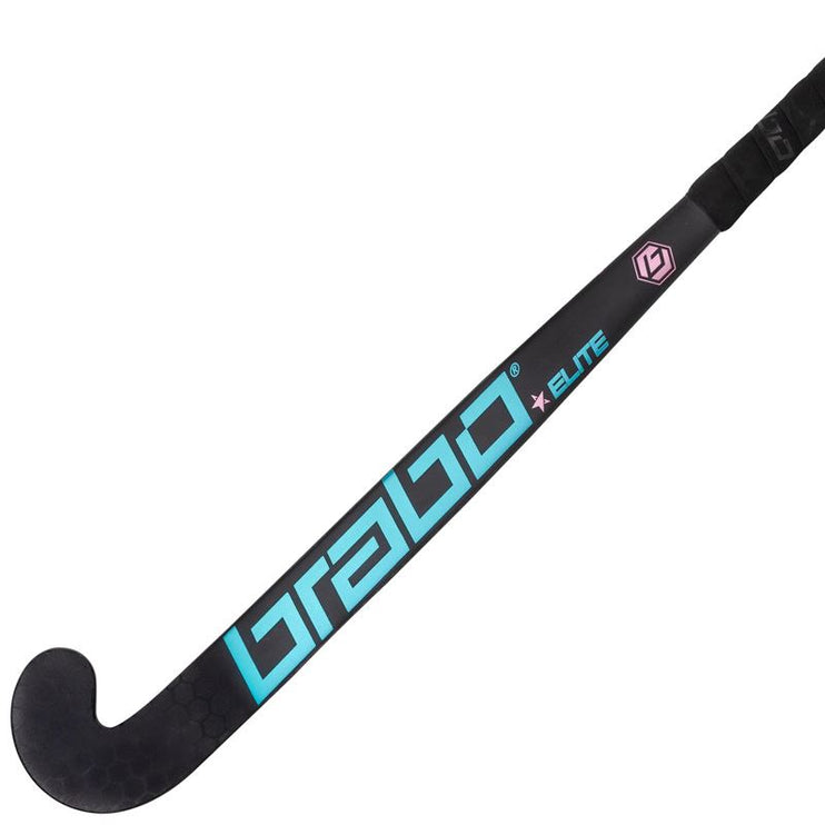 Brabo Elite 3 WTB Pure Studio CC Black/Aqua Composite Hockey Stick 2022