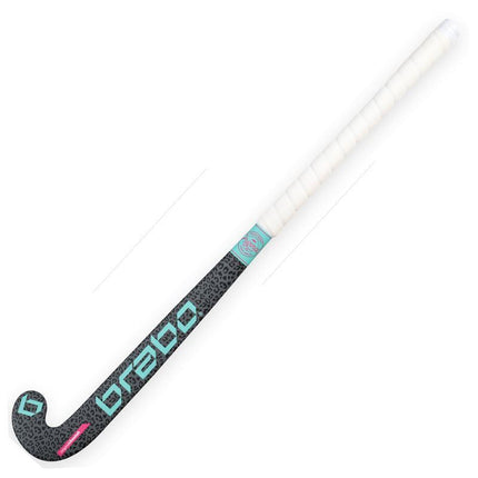 Brabo O'Geez Animal Cheetah Silver/Mint Junior Hockey Stick 2020