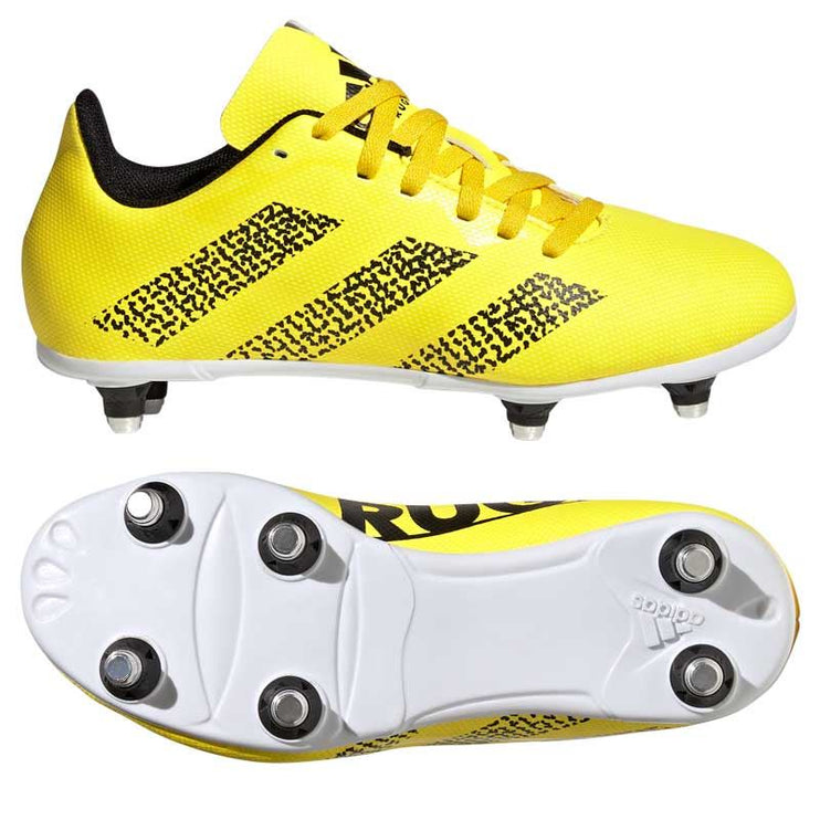 Adidas Rugby Junior Soft Ground Rugby Boots 2022 Yellow